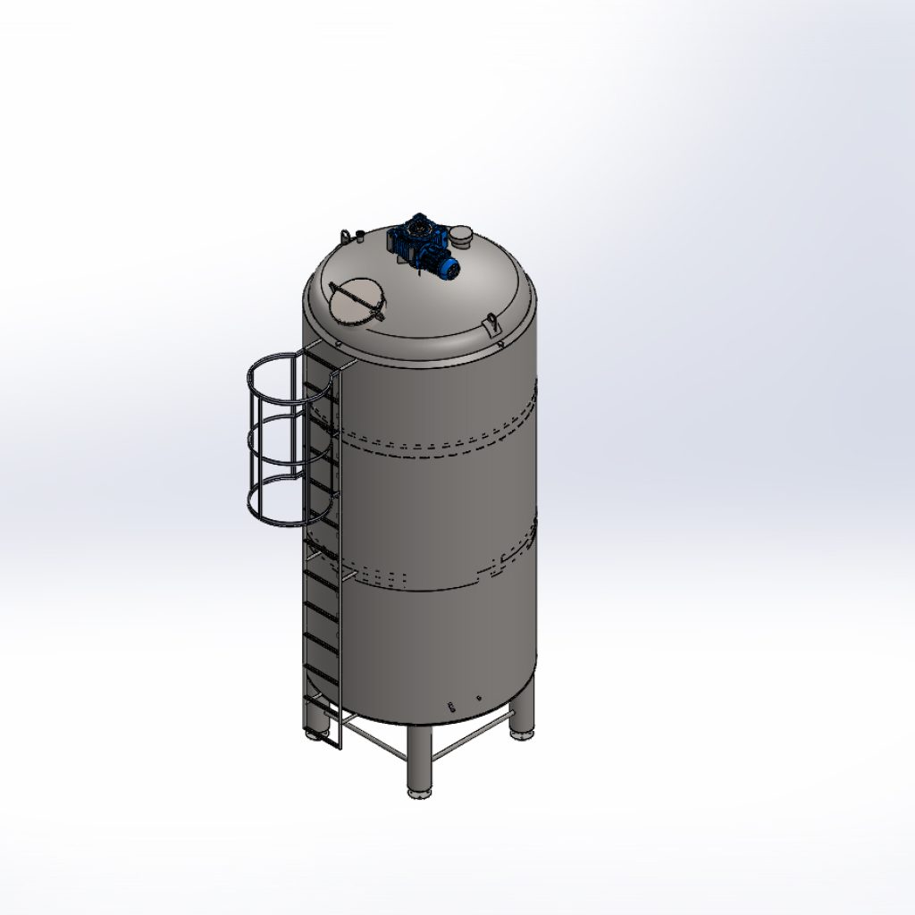 Tanque de formulação e estocagem 10000 L -1